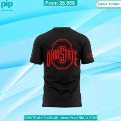 Ohio State Football Jesus Won Black Shirt soft