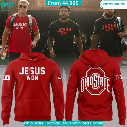 Ohio State Football Jesus Won Red Hoodie Have you joined a gymnasium?