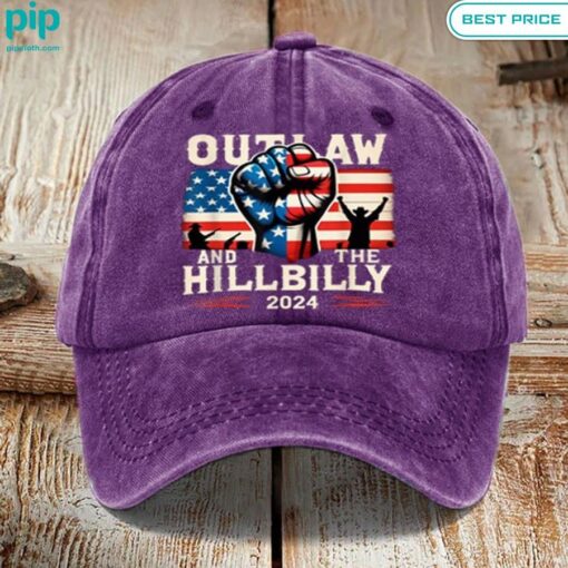 Outlaw Hillbilly 2024 Flag Hat 2024 Vote Cap Cutting dash