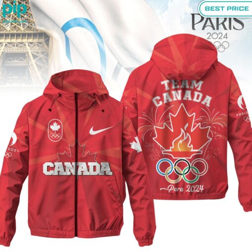 Paris Olympics 2024 Team Canada Waterproof Jacket This is awesome and unique