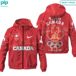 Paris Olympics 2024 Team Canada Waterproof Jacket cool