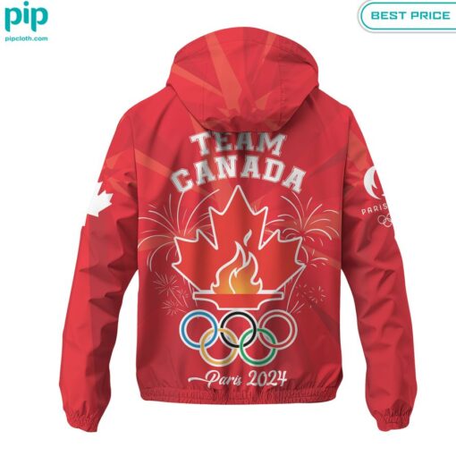 Paris Olympics 2024 Team Canada Waterproof Jacket I like your hairstyle