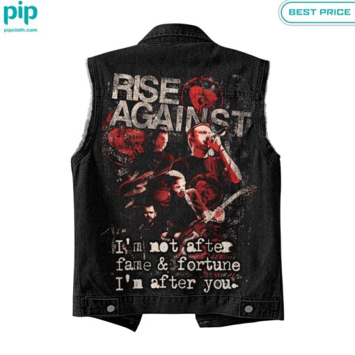 Rise Against Sleeveless Denim jacket Best click of yours