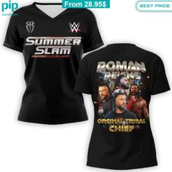 Roman Reigns SummerSlam Original Tribal Chief Shirt Natural and awesome