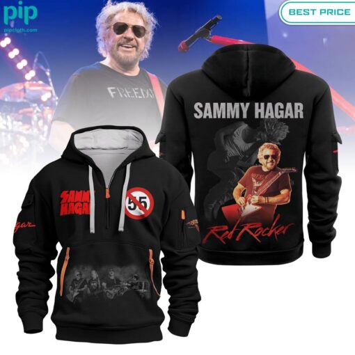 Sammy Hagar Red Rocker Half Zip Hoodie Great, I liked it