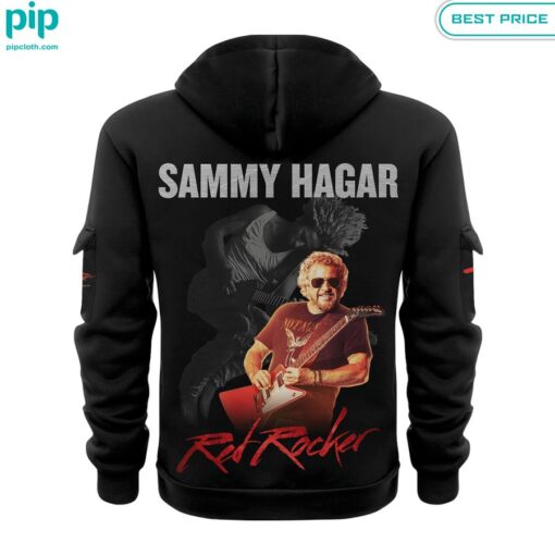 Sammy Hagar Red Rocker Half Zip Hoodie My friend and partner