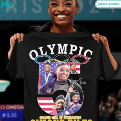 Simone Biles Golden Girl of Gymnastics Paris Olympics 2024 Shirt nice