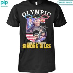 Simone Biles Golden Girl of Gymnastics Paris Olympics 2024 Shirt nice