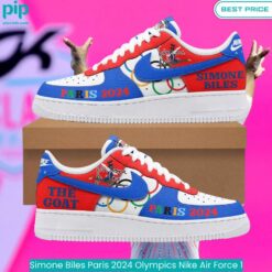 Simone Biles Paris 2024 Olympics Nike Air Force 1 comfortable