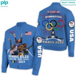 Simone Biles The goat Paris Olympics 2024 Bomber Jacket fashion