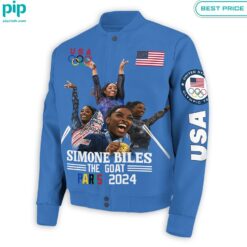 Simone Biles The goat Paris Olympics 2024 Bomber Jacket Good click