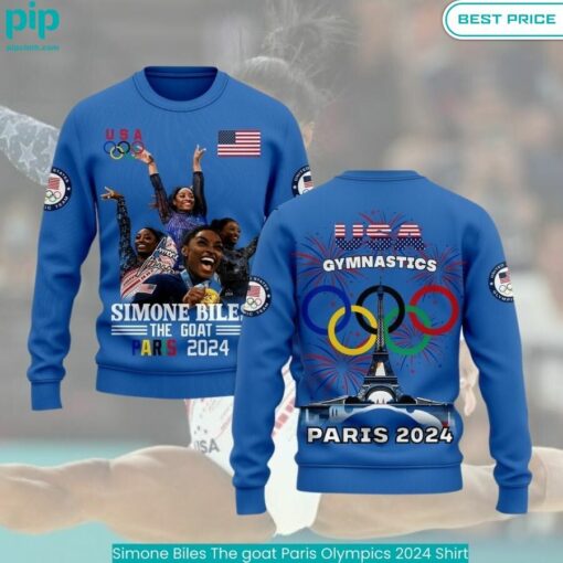 Simone Biles The goat Paris Olympics 2024 Shirt You tried editing this time?