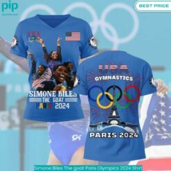 Simone Biles The goat Paris Olympics 2024 Shirt Rocking picture