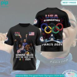 Simone Biles The goat Paris Olympics 2024 Shirt Trending picture dear