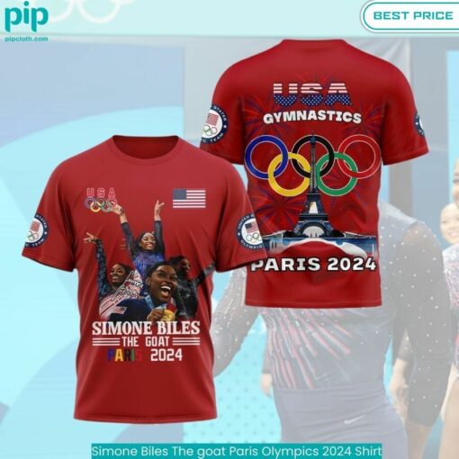 Simone Biles The goat Paris Olympics 2024 Shirt Looking so nice