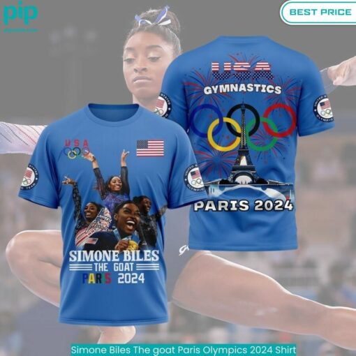 Simone Biles The goat Paris Olympics 2024 Shirt You tried editing this time?