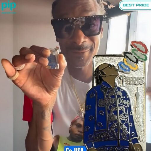 Snoop Dogg Paris Olympics 2024 Enamel Pin Lovely smile