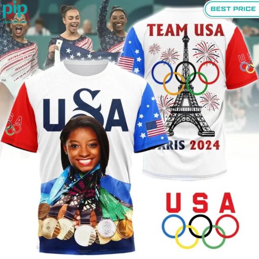 Snoop Dogg Simone Biles USA Paris Olympics 2024 Shirt soft