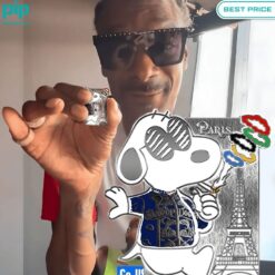 Snoop Dogg Snoopy Paris Olympics 2024 Enamel Pin Rejuvenating picture