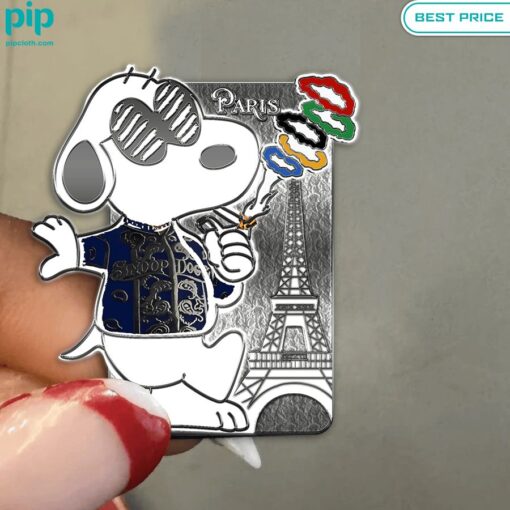 Snoop Dogg Snoopy Paris Olympics 2024 Enamel Pin cool