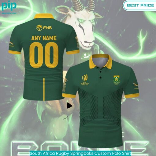 South Africa Rugby Springboks Custom Polo Shirt Out of the world