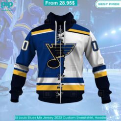 St Louis Blues Mix Jersey 2023 Custom Sweatshirt, Hoodie Stunning