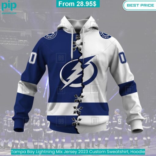 Tampa Bay Lightning Mix Jersey 2023 Custom Sweatshirt, Hoodie nice