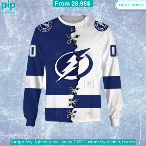 Tampa Bay Lightning Mix Jersey 2023 Custom Sweatshirt, Hoodie Mesmerising