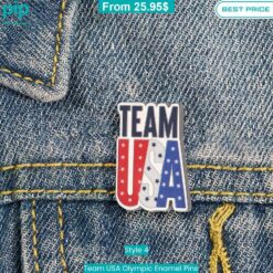 Team USA Olympic Enamel Pins Unique and sober