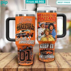 The Dukes of Hazzard 45 Years Anniversary Stanley Tumbler With Straw Coolosm