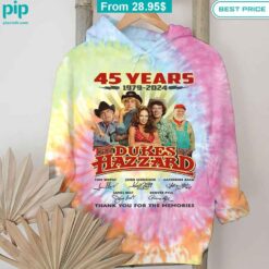 The Dukes of Hazzard 45 Years Tie Dye Shirts You look beautiful forever