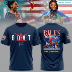 The goat Simone Biles Golden Girl Shirt soft