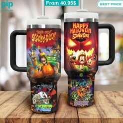 Trick or treat Scooby Doo Stanley Tumbler With Straw Natural and awesome