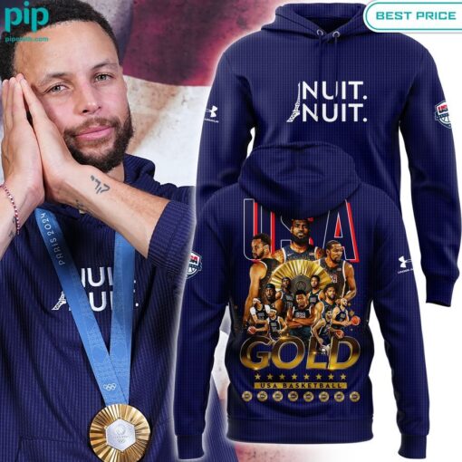 USA Basketball Olympic Gold Medalist Nuit Nuit Hoodie and Pants nice set