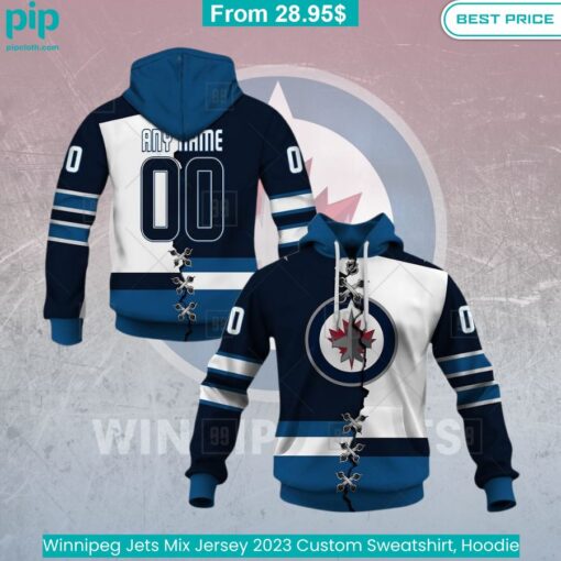 Winnipeg Jets Mix Jersey 2023 Custom Sweatshirt, Hoodie Good click