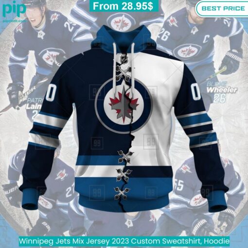 Winnipeg Jets Mix Jersey 2023 Custom Sweatshirt, Hoodie Awesome Pic guys