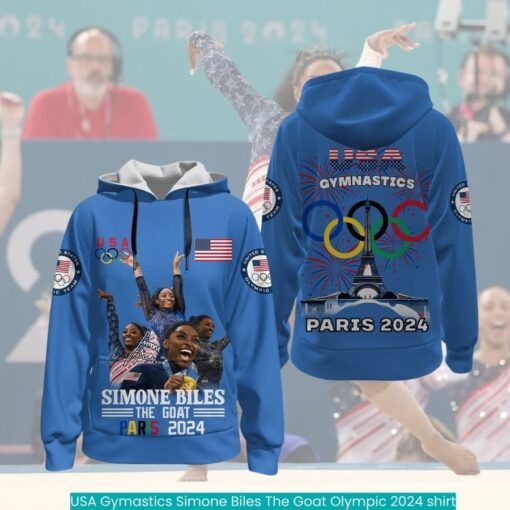 USA Gymastics Simone Biles The Goat Olympic 2024 shirt cool